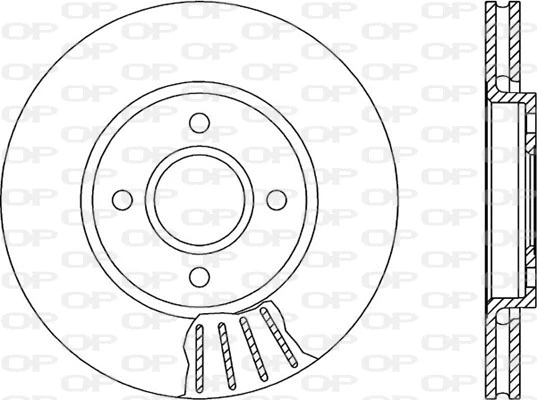 Disque de frein OPEN PARTS BDR1177.20