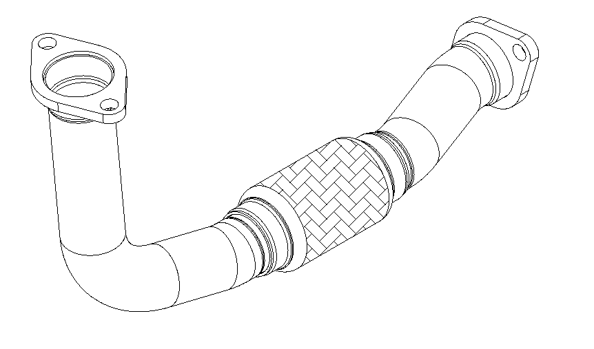 Tuyau d'échappement Vellerand 15386