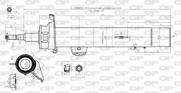 Amortisseur OPEN PARTS SAB8292.31