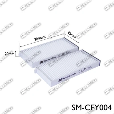 Filtre, air de l'habitacle SpeedMate SM-CFY004