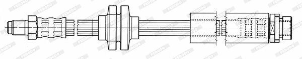 Flexible de frein FERODO FHY3187
