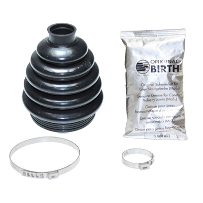 Jeu de joints-soufflets, arbre de commande BIRTH 7627/KM