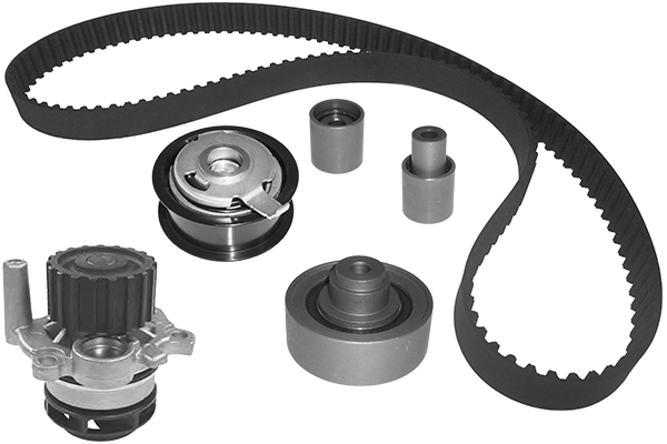 Pompe à eau + kit de courroie crantée TECDRIVE TKPE0049