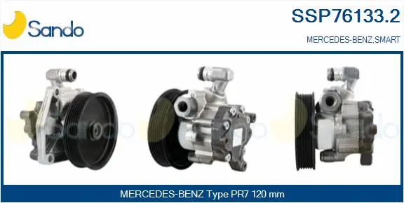Pompe hydraulique, direction SANDO SSP76133.2