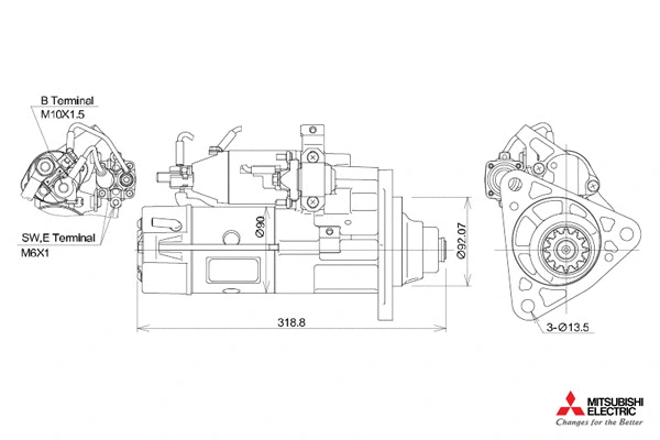 Démarreur KUTNAK AUTOMOTIVE 723544/M