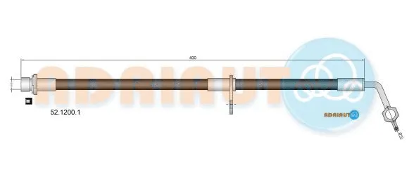 Flexible de frein ADRIAUTO 52.1200.1