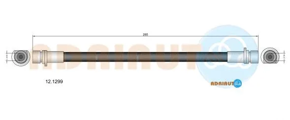 Flexible de frein ADRIAUTO 12.1299