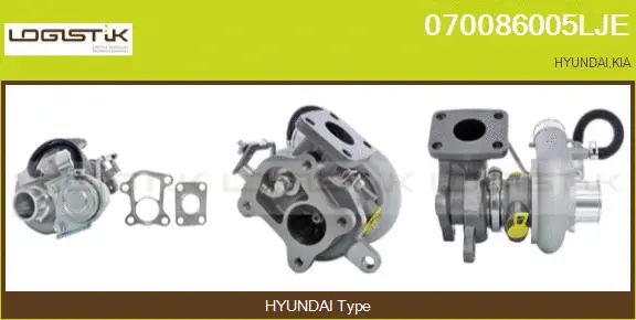 Turbocompresseur, suralimentation LGK 070086005LJE