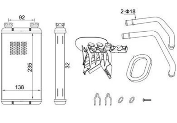 Système de chauffage MAGNETI MARELLI 359000302040