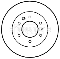 Tambour de frein BORG & BECK BBR7239