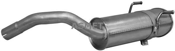 Silencieux arrière ASMET 09.067