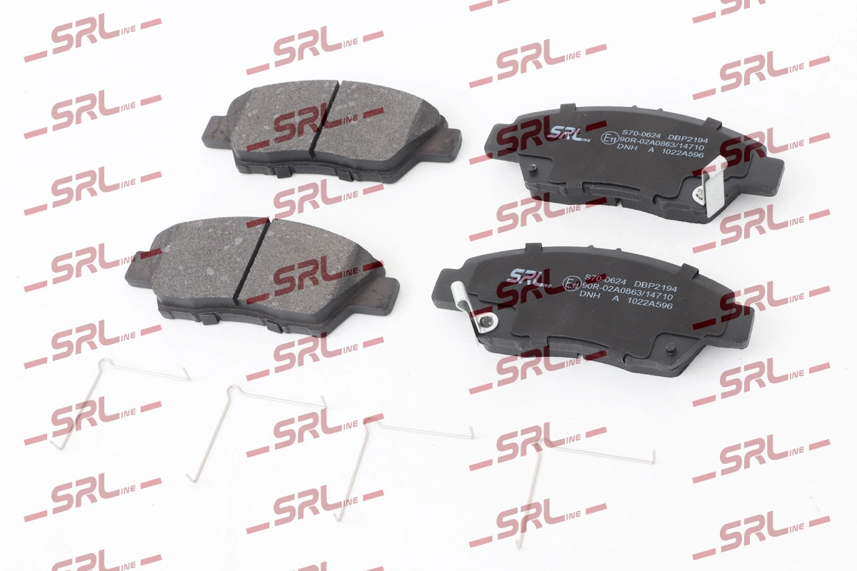 Kit de plaquettes de frein, frein à disque SRLine S70-0624