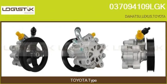 Pompe hydraulique, direction LGK 037094109LGK