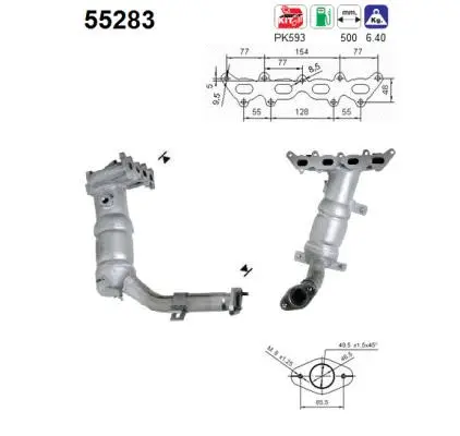 Catalyseur AS 55283