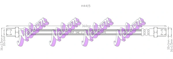 Flexible de frein KAWE H4415