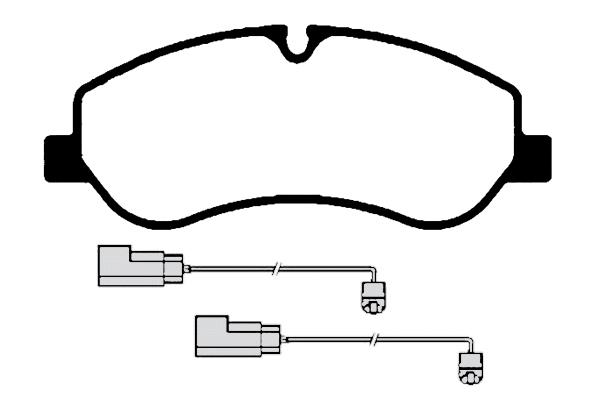 Kit de plaquettes de frein, frein à disque Technika 01861A