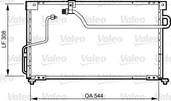 Condenseur, climatisation VALEO 814254