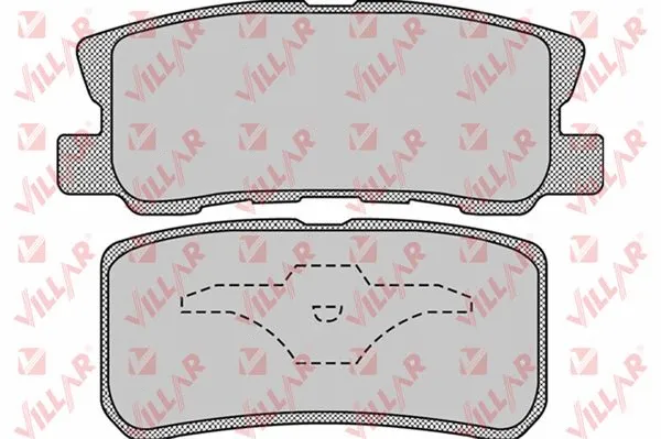 Kit de plaquettes de frein, frein à disque VILLAR 626.0954
