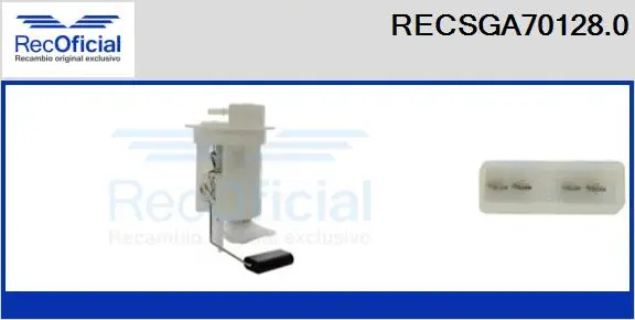unité d'alimentation de carburant RECOFICIAL RECSGA70128.0