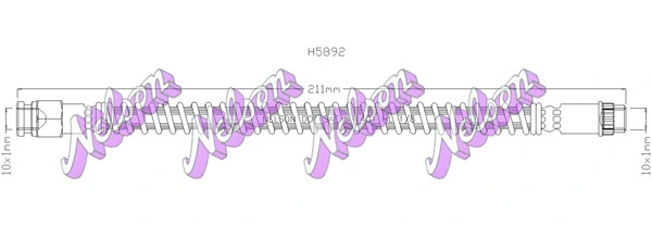 Flexible de frein KAWE H5892