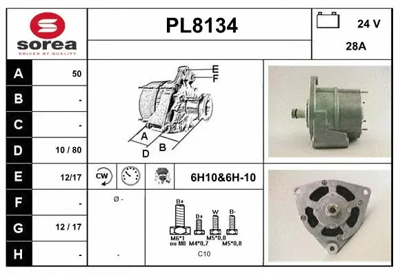 Alternateur SNRA PL8134