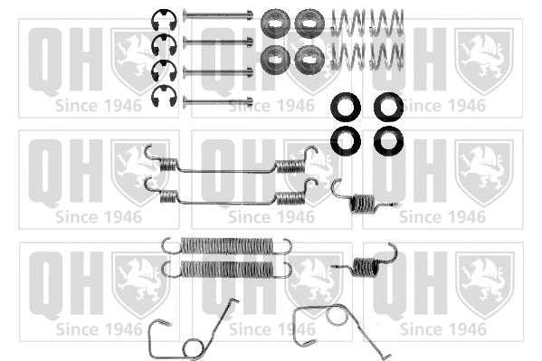 Kit d'accessoires, mâchoire de frein QUINTON HAZELL BFK288
