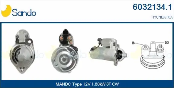 Démarreur SANDO 6032134.1