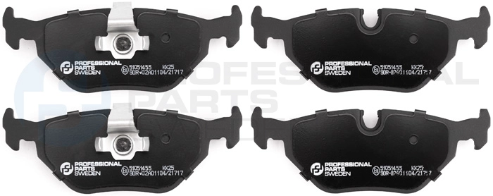 Kit de plaquettes de frein, frein à disque Professional Parts 51051455