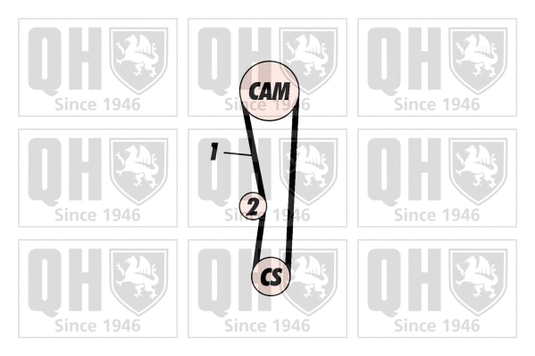 Kit de courroie crantée QUINTON HAZELL QBK421