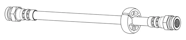 Flexible de frein CEF 516876