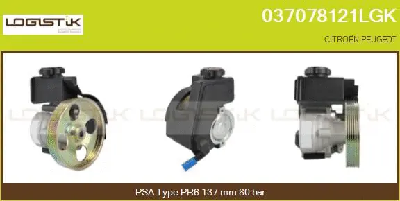 Pompe hydraulique, direction LGK 037078121LGK
