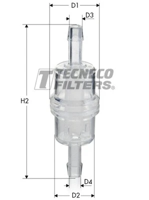 Filtre à carburant TECNECO FILTERS BN21