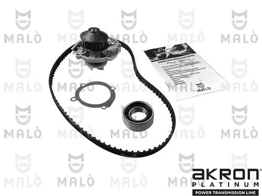 Pompe à eau + kit de courroie crantée AKRON-MALÒ 1555075