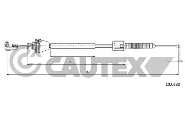 Câble d'accélération CAUTEX 028099