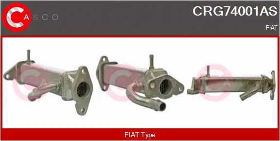 Radiateur, réaspiration des gaz d'échappement CASCO CRG74001AS