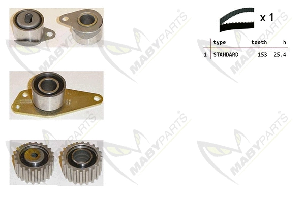 Kit de courroie crantée MABYPARTS OBK010296