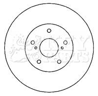 Disque de frein KEY PARTS KBD4805