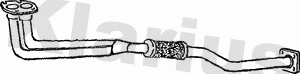 Tuyau d'échappement KLARIUS 301298