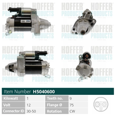 Démarreur HOFFER H5040600