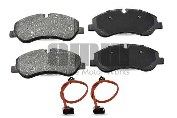 Kit de plaquettes de frein, frein à disque GMW BDP3001TCF