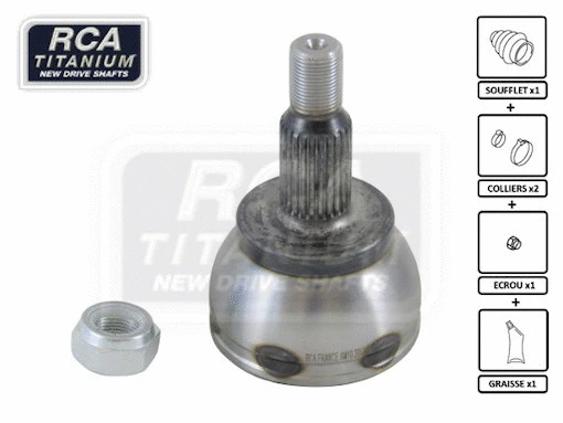 Jeu de joints, arbre de transmission RCA FRANCE AM10