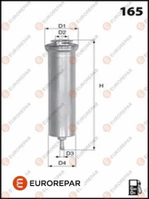 Filtre à carburant EUROREPAR 1643624680