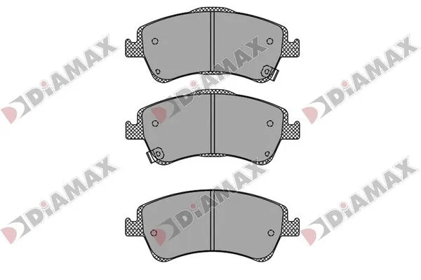 Kit de plaquettes de frein, frein à disque DIAMAX N09781