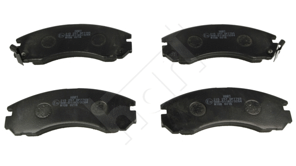Kit de plaquettes de frein, frein à disque HART 215 257