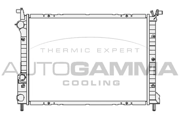 Radiateur, refroidissement du moteur AUTOGAMMA 101191