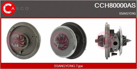 Groupe carter, turbocompresseur CASCO CCH80000AS