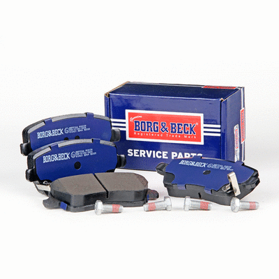 Kit de plaquettes de frein, frein à disque BORG & BECK BBP2166
