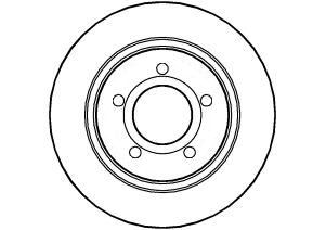 Disque de frein ABTEX BD1214S