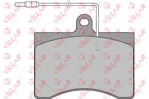 Kit de plaquettes de frein, frein à disque VILLAR 626.0008