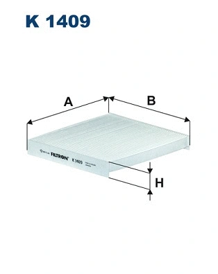 Filtre, air de l'habitacle FILTRON K 1409